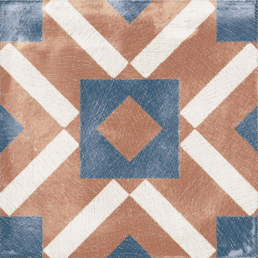 Керамогранит Play Labyrinth cotto PF60003370 (20x20) PF60003370