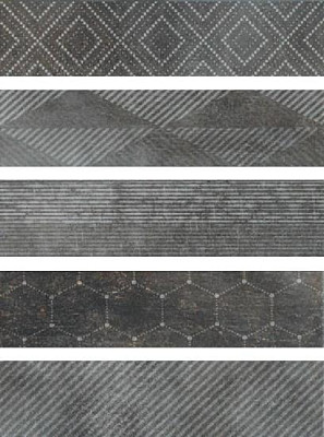 Керамогранит FREEPORT MIX BLACK (8.6x35) 1047175