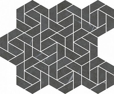 Мозаика Metropolis Imperial Black Mosaico Icon 620110000158 (28.6x34.7)