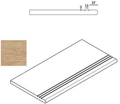 Ступень закругленная Olive Gradino Round Grip 620040000031 (30x60)