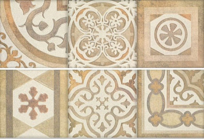 Декор Ros. 9512Composicion retro II arena (30x90)