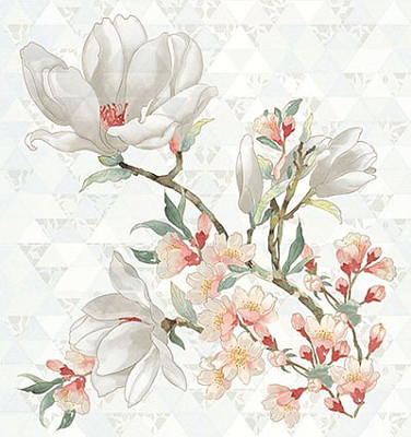 Панно Primavera Magnolia Bianco (70.9x75.3) 915654