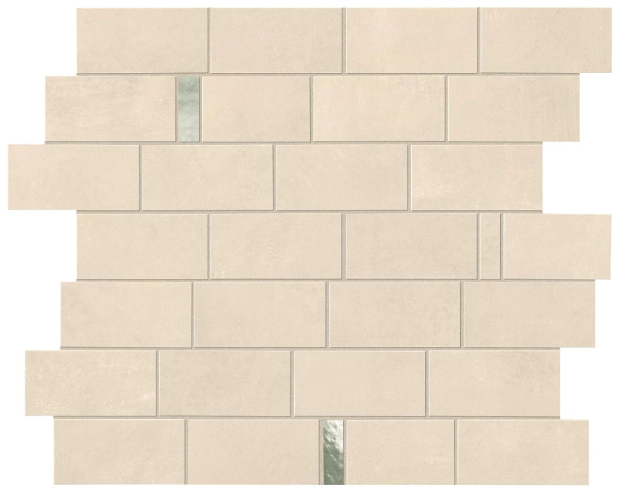 Мозаика Boost Pro Ivory Minibrick Pro Olive (29.7x33.3) 9BMI 9BMI