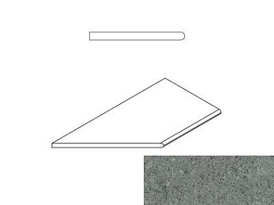 Grey Bordo Round Sx 620090000590 (30x60)