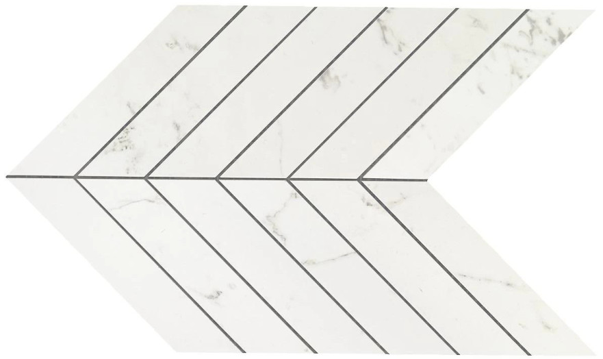Мозаика Marvel Carrara Pure Chevron Wall (30.5x25) 9SCA 9SCA