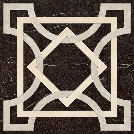 Керамогранит 33 Classic Magic Tile (Brandenburg Black) (60x60) PJG-CLASSIC33