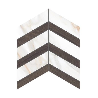 Мозаика SM02/SI04 Chevron (37,5x29x10) непол.