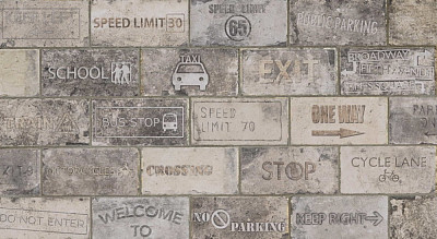 Керамогранит ROAD SIGNS MIX SOHO (10x20) 1048425