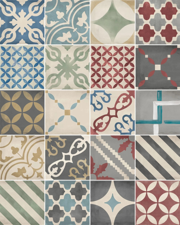 Керамогранит Venti Boost Classic Mix (20x20) A3OM A3OM