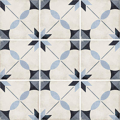 Керамогранит Art Nouveau Arcade Blue (20x20) 24411