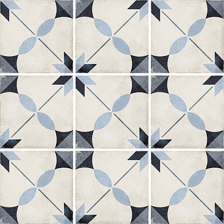 Керамогранит Art Nouveau Arcade Blue (20x20) 24411