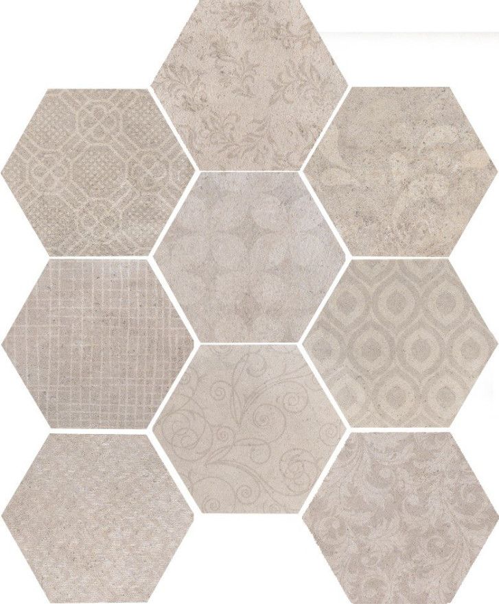 Керамогранит ESAGONA FABRIC SHABBY CHIC (24x27.7)(56 B) 10472522 10472522