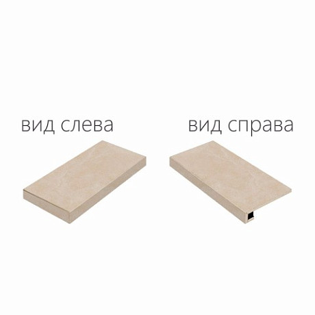 Ступень угловая левая Materia Magnesio Scalino Angolare Sx 620070000822 (33x60)