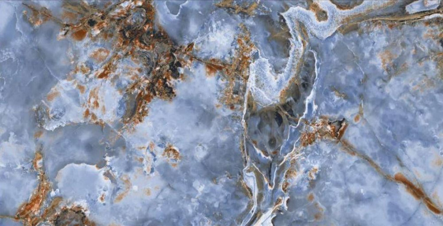 Керамогранит AGYARO BLUE HIGH GLOSSY (х) (60x120) BZ75017 BZ75017