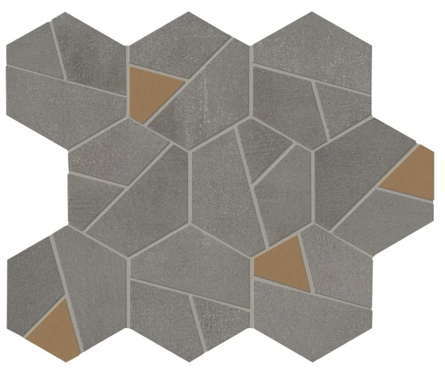Мозаика Boost Smoke Mosaico Hex Yellow (25.28.5) AN68 AN68
