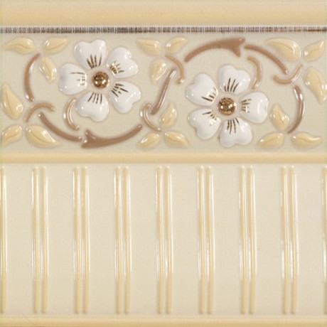 Бордюр ZOCALO TARRAGONE GOLD VANILLA (15x15) S002626
