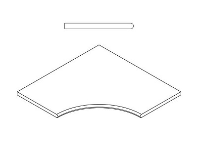 Silver Bordo Angolare Round 30 620090000734 (60x60)