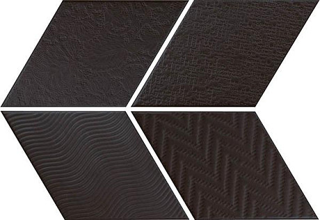 Керамогранит Rhombus Black (14x24)