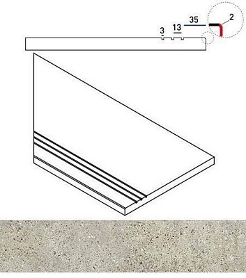 Cloud Bordo Grip Sx 620090000625 (30x60)