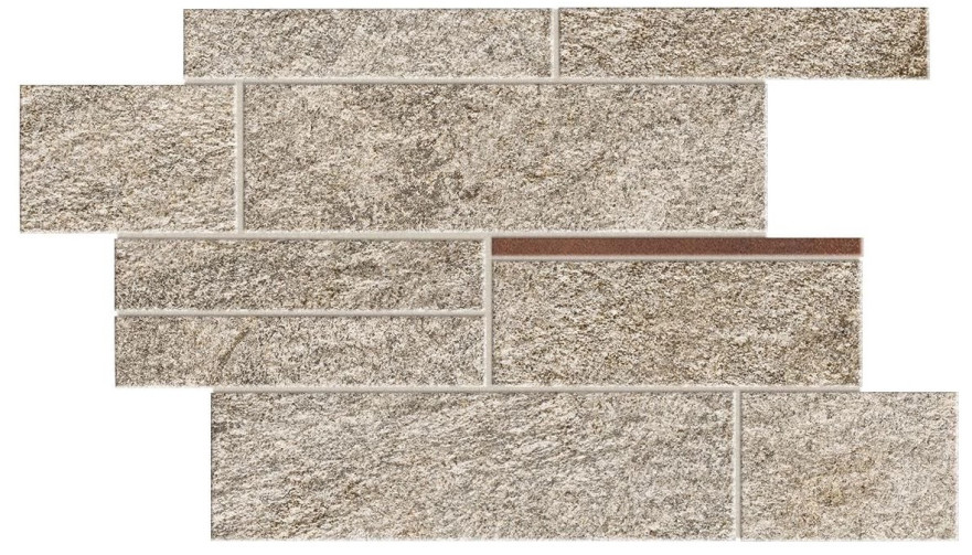 Мозаика Norde Platino Brick Corten (39x27.8) A598 A598