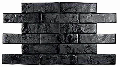 Керамогранит Brickwall Negro (7x28)
