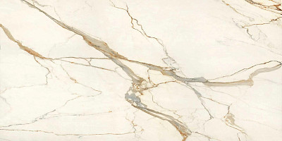 Керамогранит Calacatta Imperiale Bookmatch Silk (160x320) AJK1