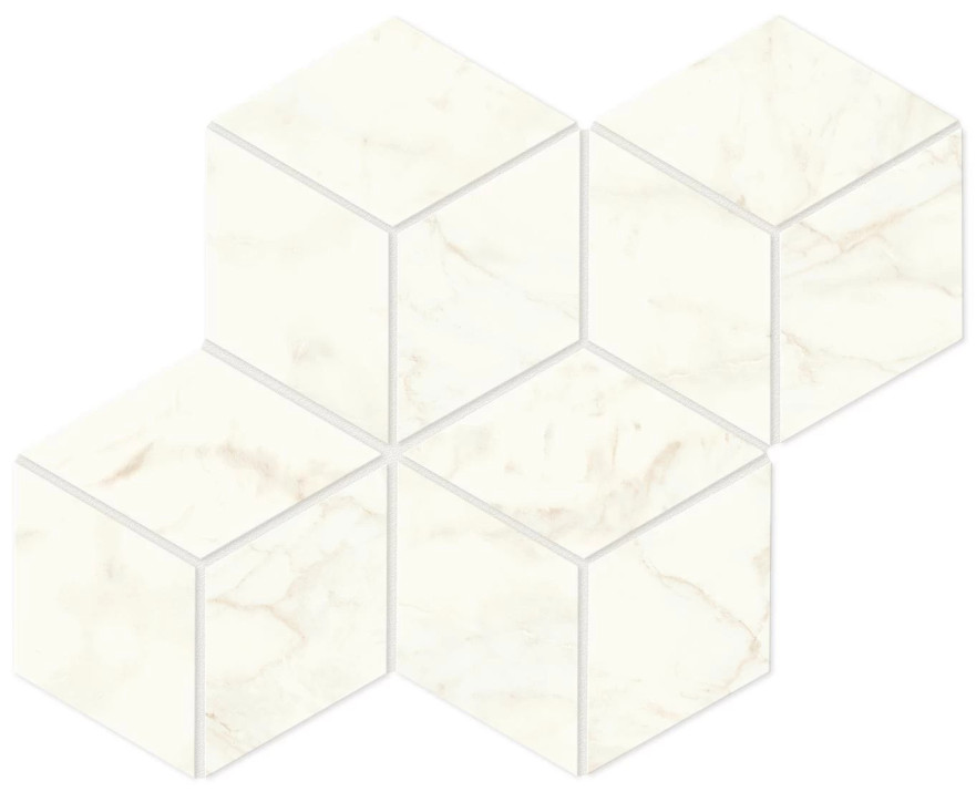 Мозаика Marvel Calacatta Delicato Mos. Esagono Matt (30x35) A417 A417