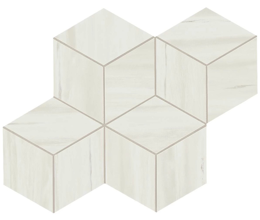 Мозаика Marvel Bianco Dolomite Mosaico Esag. Lapp. (30x35) AS2G AS2G