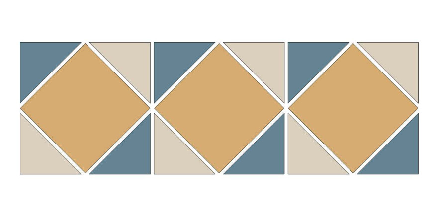 Мозаика CUBIC YELLOW SHEET (42.1x14.2)