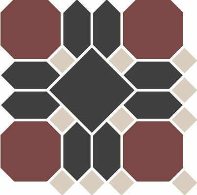 Мозаика PORTREE BLACK SHEET (29.5x29.5)