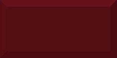 Керамическая плитка Monocolor Burdeos Biselado Brillo (10x20)