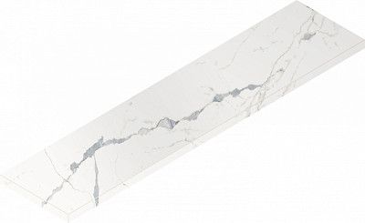 Ступень угловая левая Stellaris Statuario White Scalino Ang Sx (33x120) 620070002605
