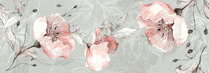 Керамическая плитка FLORAL RET (35x100) 635.0184.000 635.0184.000