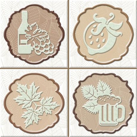 Декор Set Autumn Fosker B (4pzs) (10x10)