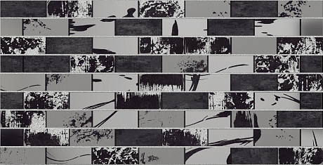 Декор Glent Black (24.9x50) DW9GLB99