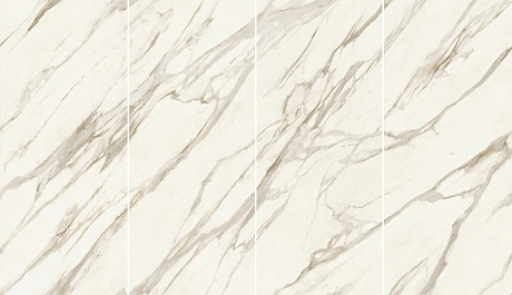 Керамогранит Marvel Meraviglia Calacatta Bernini - 6mm Lapp. Kit Endless 4pcs AKF9 (120x278)