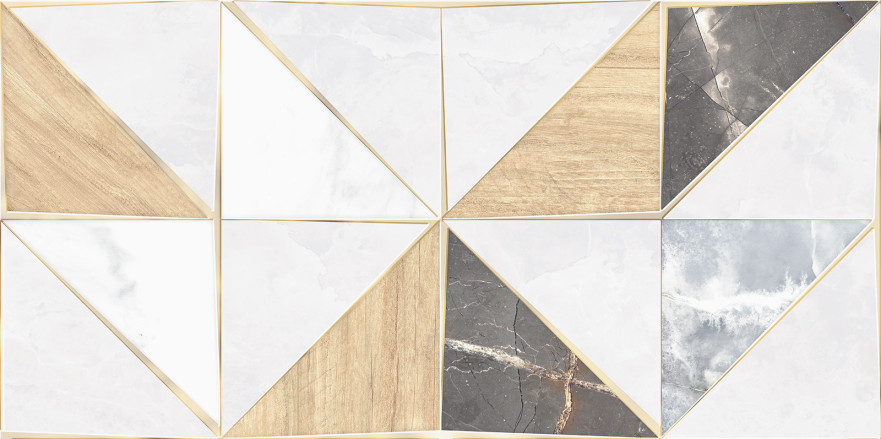 Плитка настенная Triangle Mix (24.9x50) WT9TRI55 WT9TRI55