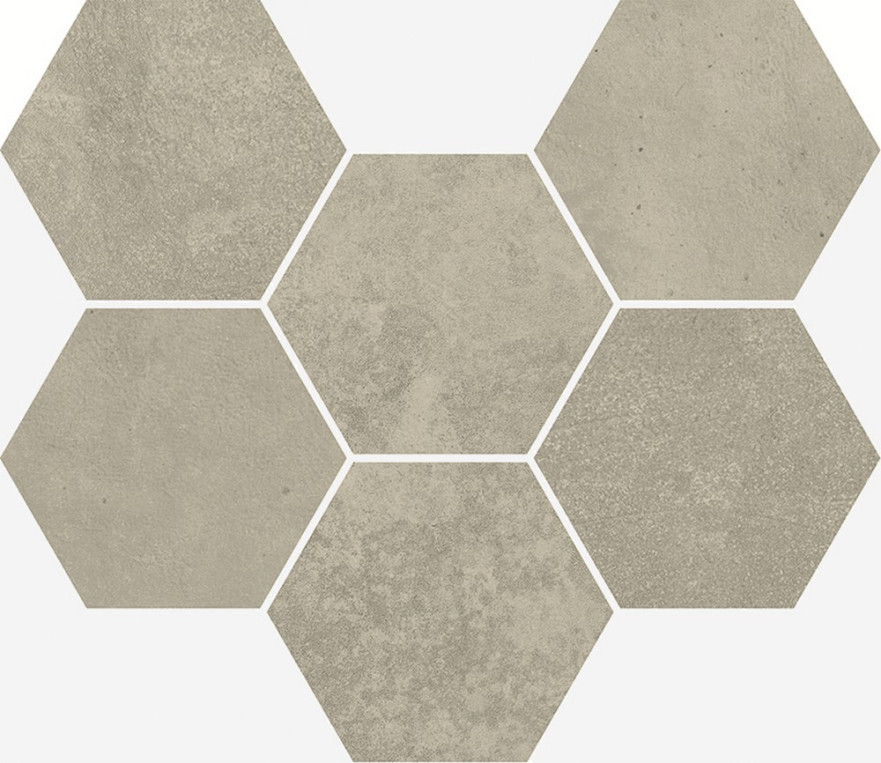 Мозаика Terraviva Greige Mosaico Hexagon 620110000108 (25x29) 620110000108