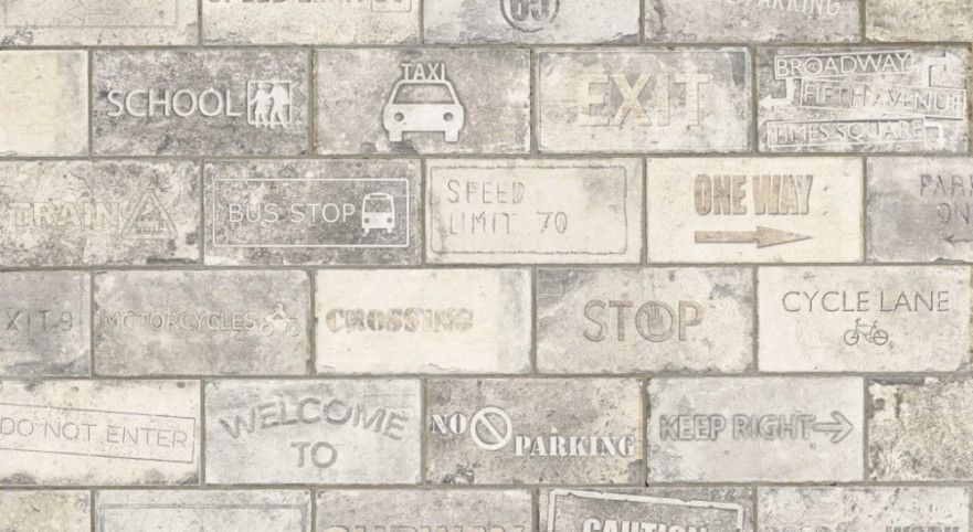 Керамогранит ROAD SIGNS MIX GREENWICH VILLAGE (10x20) 1048424 1048424