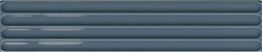 Керамическая плитка Plinto In Blue Gloss 10,7*54,2