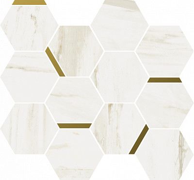 Мозаика Stellaris Carrara Ivory Mosaico Chic (36.8x26.9) 620110000222