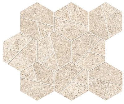 Мозаика Boost Stone Ivory Mosaico Hex (25.28.5) A7CU