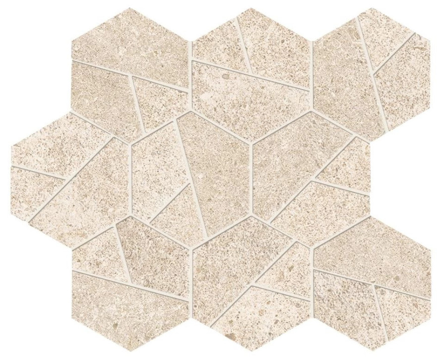 Мозаика Boost Stone Ivory Mosaico Hex (25.28.5) A7CU A7CU