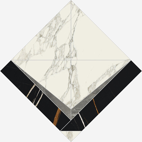 Декор Charme Deluxe Arabescato Intarsio 620120000075 (56.4x56.4)