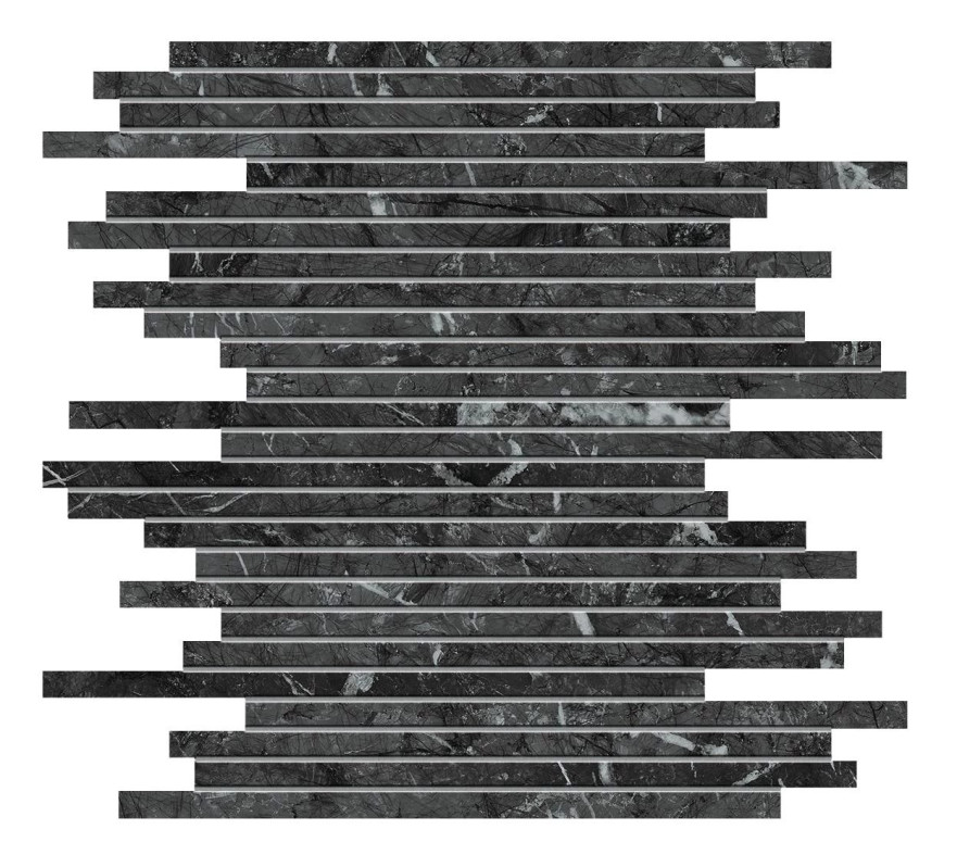 Мозаика Marvel Grigio Intenso Line Lapp. (30.5X26) AOU5 AOU5