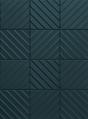 Настенная плитка 4D Diagonal Deep Blue (20x20)