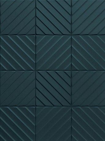 Настенная плитка 4D Diagonal Deep Blue (20x20)
