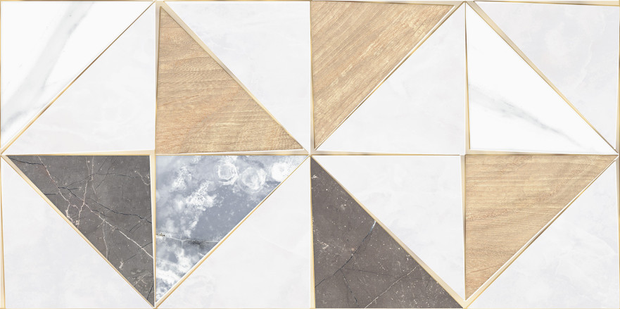Плитка настенная Triangle Mix (24.9x50) WT9TRI55 WT9TRI55