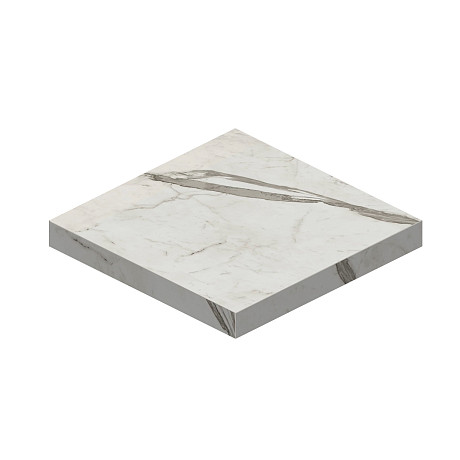 Ступень Marvel Statuario Supremo Scalino Ang. Silk (33x33) A55D