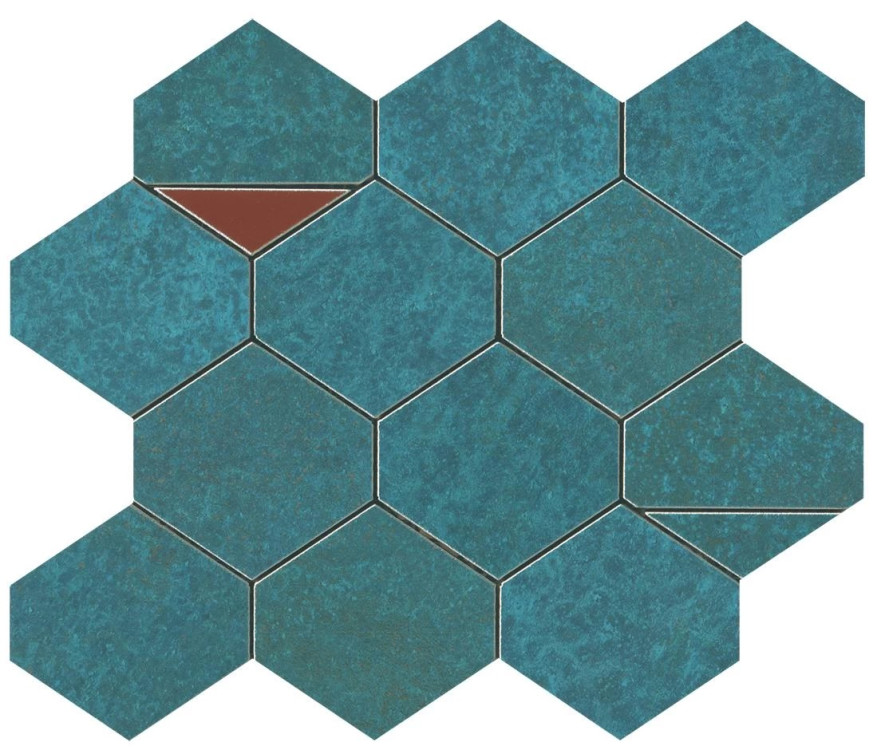 Мозаика Blaze Verdigris Mosaico Nest (29.4x25.8) 9BNV 9BNV
